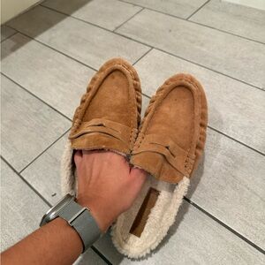 Steve Madden fleece lined mules